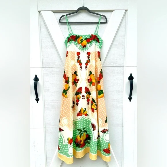Caroline Constas Fruit Maxi Dress - Picture 4 of 5